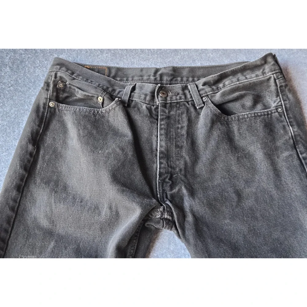 Levi's Men's 505 Jeans Charcoal Wash Straight Leg Med Rise 34x31